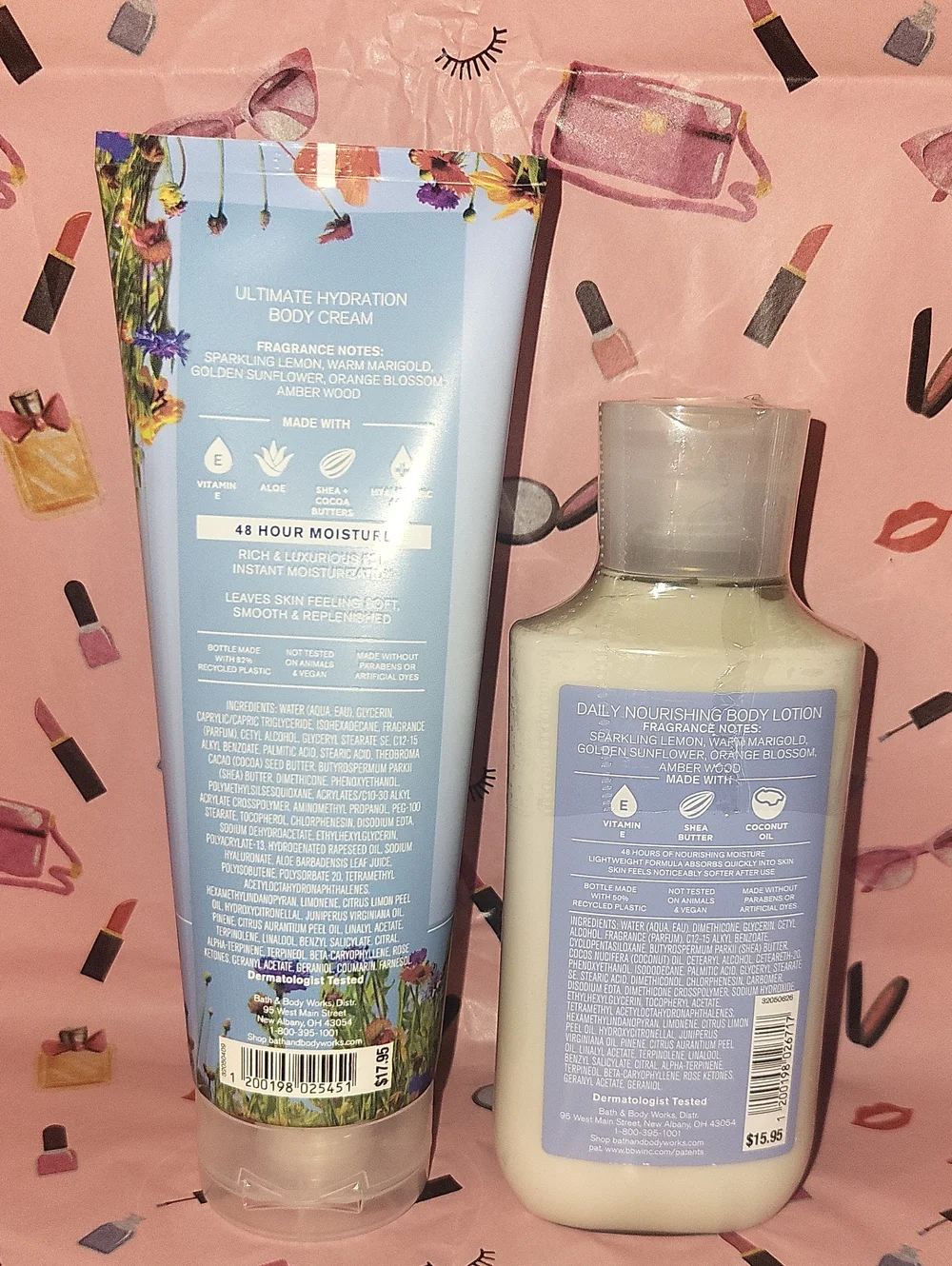 Bath & Body Works 2 Pc. Country Chic Set Body Cream & Body Lotion NEW Sealed FS